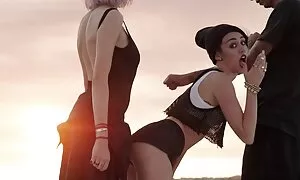 Blonde sexy Lilivau dans films porno pour adultes skinny Vintage